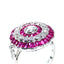 Ruby & Diamond Target Ring, Circa 2000