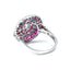 Ruby & Diamond Target Ring, Circa 2000