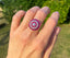 Ruby & Diamond Target Ring, Circa 2000