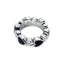 Heart Shape Jet & Diamond Flexible Eternity Ring by Picchiotti, Hallmark London 2018