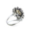 Oval Opal & Diamond Cluster Ring, Circa 1965