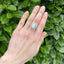 Oval Opal & Diamond Cluster Ring, Circa 1965