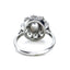 Pearl & Diamond Cluster Ring, Circa 1950