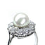 Pearl & Diamond Cluster Ring, Circa 1950