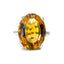 Oval Citrine & Diamond Ring, Circa 2000