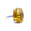Oval Citrine & Diamond Ring, Circa 2000