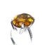 Oval Citrine & Diamond Ring, Circa 2000
