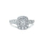 Platinum Diamond Cluster Ring, Circa 2000