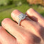 Platinum Diamond Cluster Ring, Circa 2000