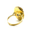 Green Enamel & Diamond Plaque Ring, Circa 1960