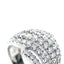 Diamond 6 Row Wave Ring, Circa 1990
