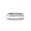 Platinum Diamond 2 Row Wedding/ Eternity Ring, Circa 1980