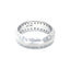 Platinum Diamond 2 Row Wedding/ Eternity Ring, Circa 1980