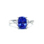 Tanzanite & Diamond 3 Stone Ring, Circa 2000