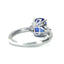 Tanzanite & Diamond 3 Stone Ring, Circa 2000
