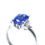 Tanzanite & Diamond 3 Stone Ring, Circa 2000