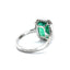 Emerald & Diamond Cluster Ring, Circa 1990