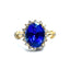 Tanzanite and Diamond Cluster Ring, Circa 1990
