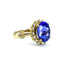 Tanzanite and Diamond Cluster Ring, Circa 1990