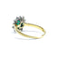 Emerald & Diamond Cluster Ring, Hallmark London 1994