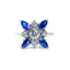 Marquise Sapphire & Diamond Ring by Mappin & Webb, Hallmark London 2004