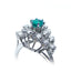 Emerald & Diamond Cluster Ring, Circa 1970