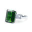 Green Tourmaline and Diamond Ring, Circa 1950
