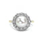 Art Deco Cultured Pearl and Diamond Ring, Circa 1930