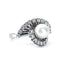 Pearl and Diamond Cross Over Cluster Ring, Circa 1955