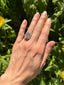 Imperial Topaz and Diamond Cluster Ring, Circa 1970