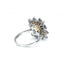 Imperial Topaz and Diamond Cluster Ring, Circa 1970