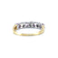 Pink Sapphire and Diamond Half Eternity Ring, Circa 1990