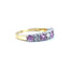 Pink Sapphire and Diamond Half Eternity Ring, Circa 1990