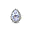 Kunzite and Diamond Cluster Ring, Hallmark. London 2009