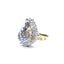 Kunzite and Diamond Cluster Ring, Hallmark. London 2009