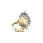 Kunzite and Diamond Cluster Ring, Hallmark. London 2009
