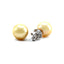 Golden South Sea Pearl Stud Earrings, Circa 1990