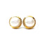 Mabe Pearl & Diamond Earrings, Circa 1980