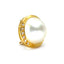 Mabe Pearl & Diamond Earrings, Circa 1980