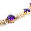 Amethyst Panel Bracelet by Cropp & Farr, Hallmarked Birmingham 1968