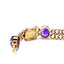 Amethyst Panel Bracelet by Cropp & Farr, Hallmarked Birmingham 1968