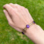 Amethyst Panel Bracelet by Cropp & Farr, Hallmarked Birmingham 1968