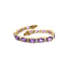 Amethyst & Diamond Line Bracelet, Circa 1980