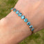 Art Deco Natural Zircon Line Bracelet, Circa 1925