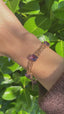 Amethyst Panel Bracelet, Circa 1950