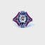 Art deco style diamond sapphire & ruby ring, Circa 2000