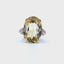 Oval Citrine Cocktail Ring, Circa 1970