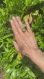 Peridot Solitaire Ring, Hallmark Birmingham 1978
