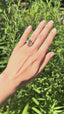 Imperial Topaz and Diamond Cluster Ring, Circa 1970