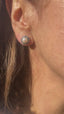 Cultured Pearl and Diamond Cluster Earrings, Circa 1980